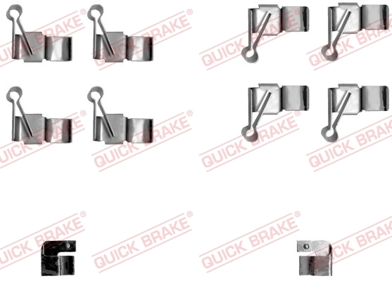 Accessory Kit, disc brake pad